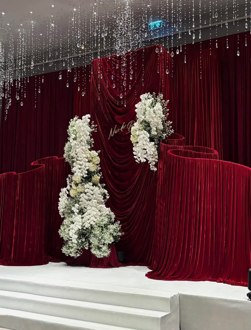 Crimson Velvet Stage