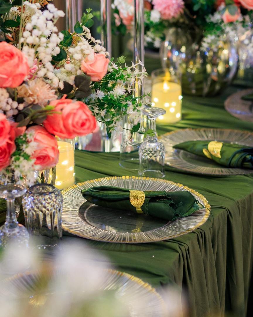 Emerald Garden Place Setting