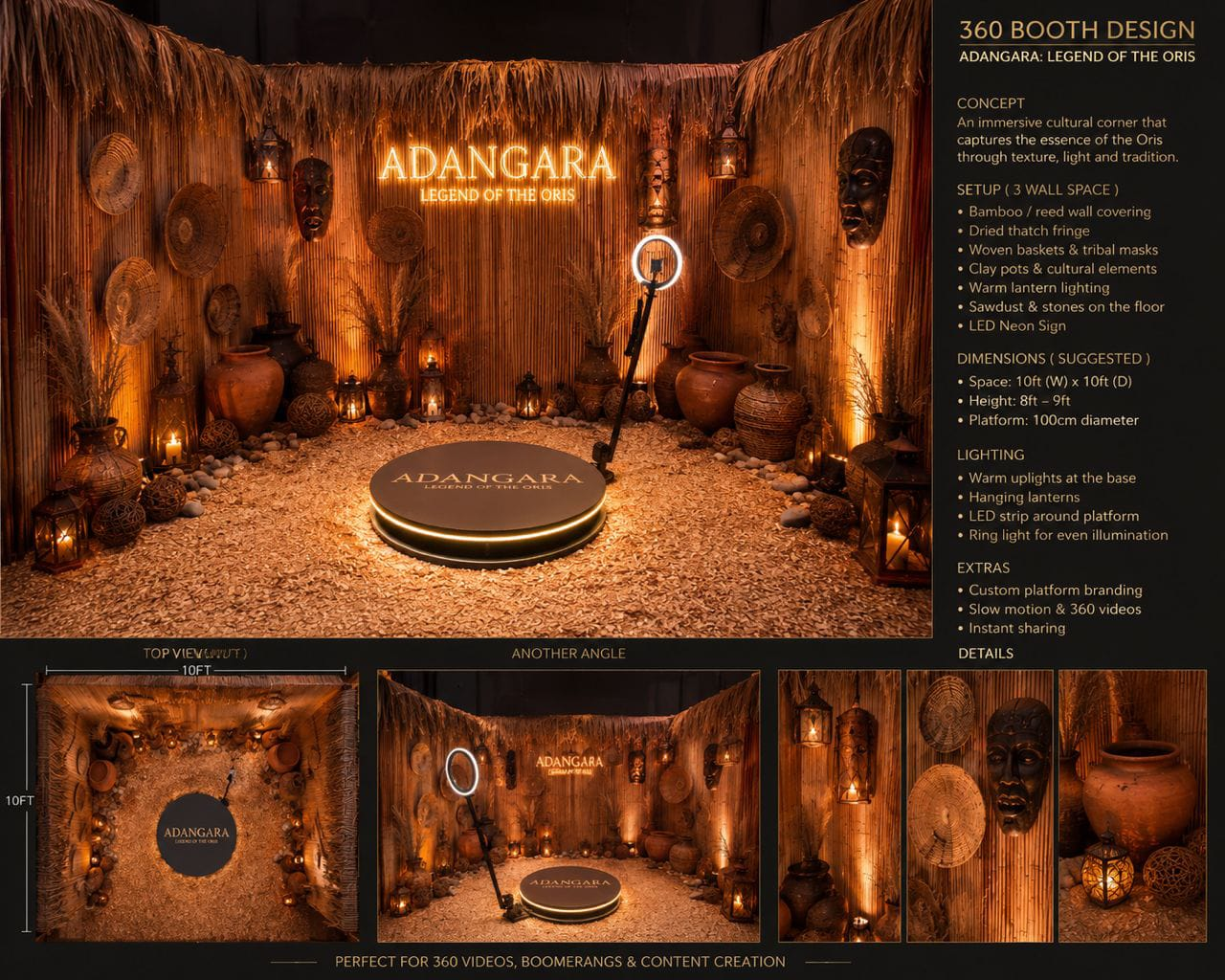 Adangara 360 Booth Concept