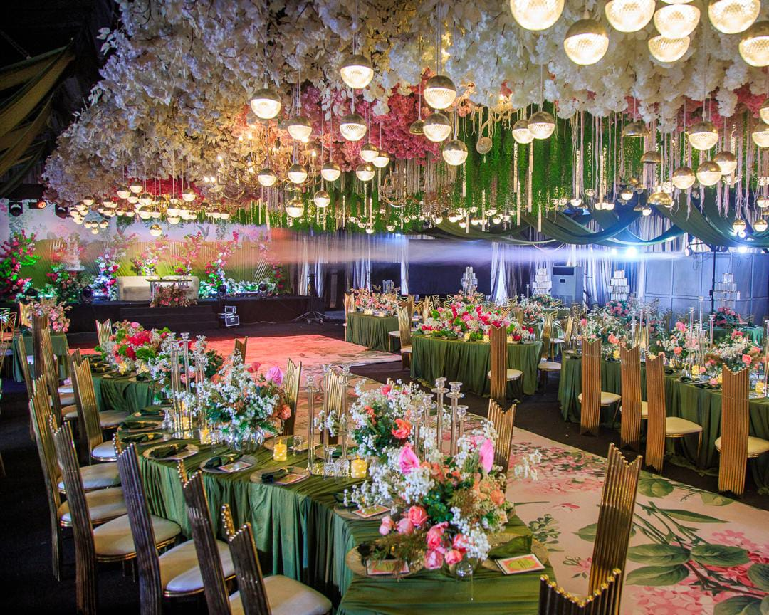 Suspended Bloom Reception